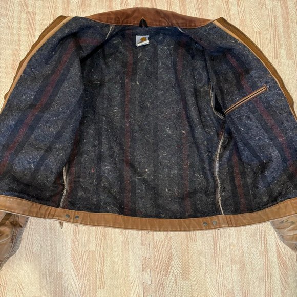 Men's Vintage Detroit Carhartt Blanket Lined Jacket Size 42 TALL - Picture 10 of 10